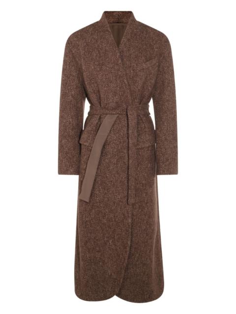 Brunello Cucinelli wool-blend single-breasted coat