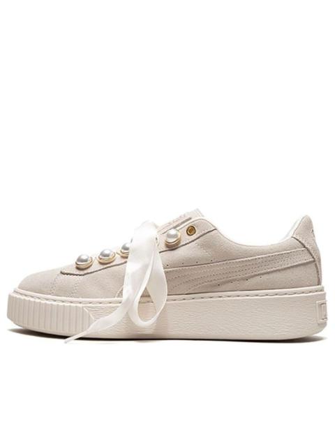 PUMA (WMNS) PUMA Suede Platform Bling 'Beige' 366688-02