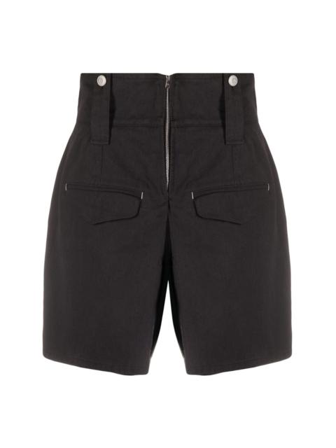 A-line cotton shorts