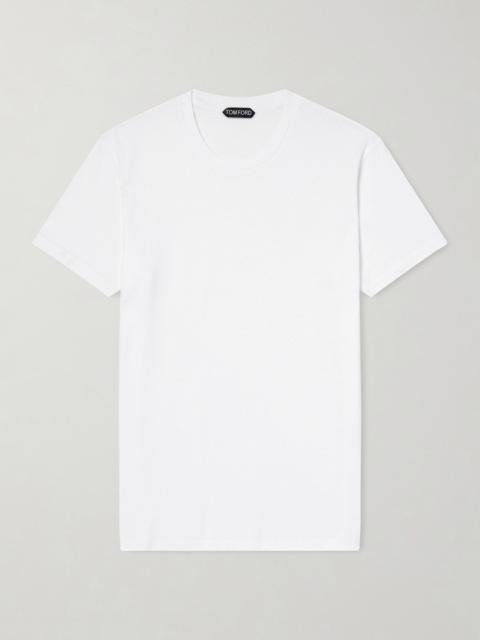 TOM FORD Pointelle-Knit Cotton T-Shirt