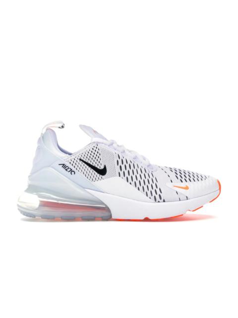 Nike Air Max 270 White Black Total Orange