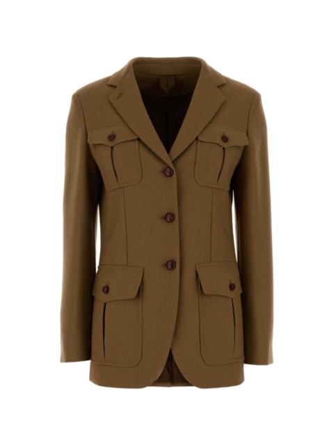 Max Mara slub wool blazer