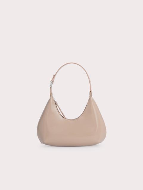 BY FAR BABY AMBER TAUPE SEMI PATENT LEATHER | REVERSIBLE