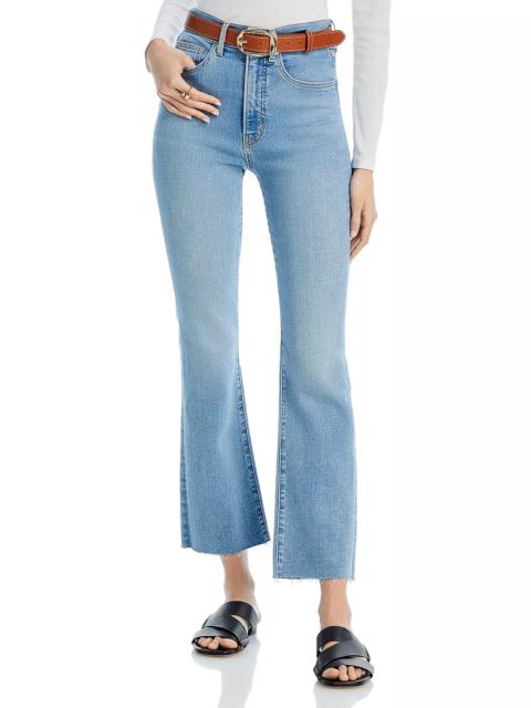 Carolina High Rise Ankle Skinny Flared Jeans in Nova