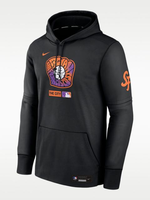 Nike San Francisco Giants Authentic Collection City Connect Men's Nike Therma MLB Pullover Hoodie
