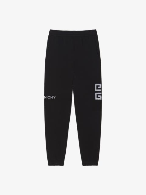 GIVENCHY 4G SLIM FIT JOGGER PANTS IN TUFTED FLEECE