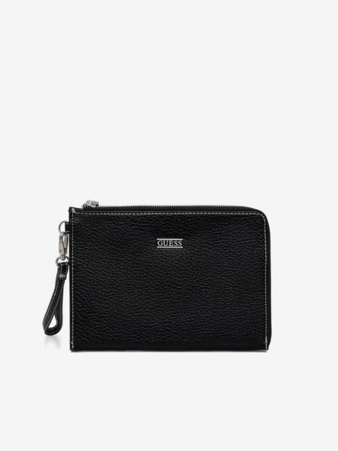GUESS USA logo-plaque wallet