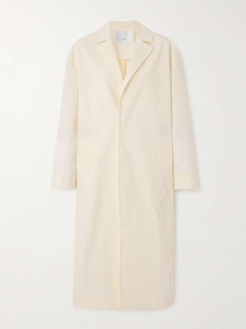 WARDROBE.NYC Cotton-gabardine coat Off-white