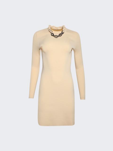 rabanne Short Dress Cream
