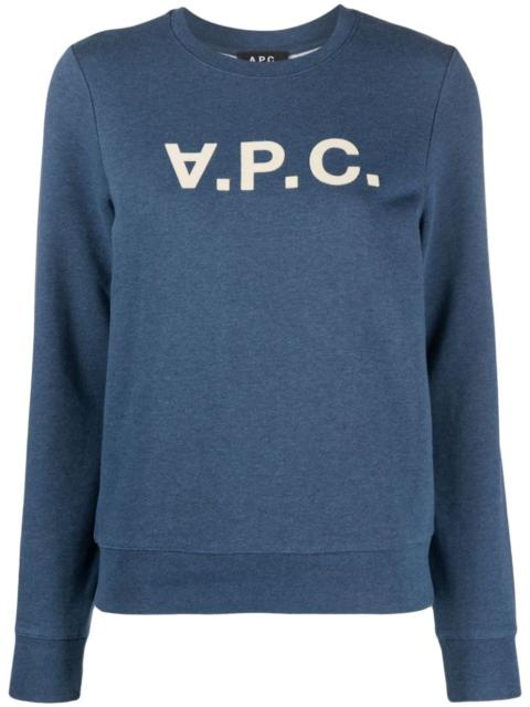 A.P.C. Viva logo cotton sweatshirt