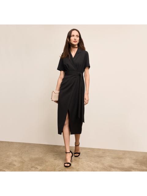 M.M.LaFleur Arlette Wrap Dress - Air Twill