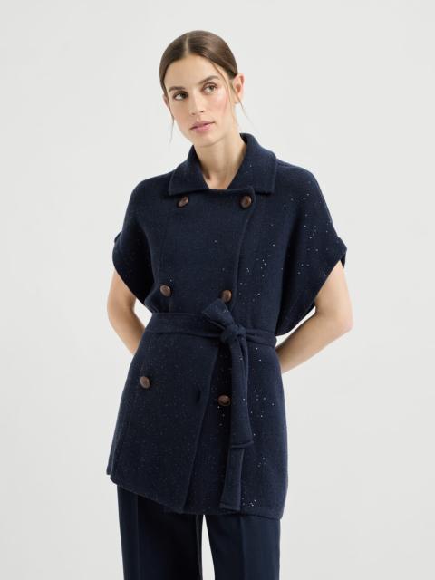 Brunello Cucinelli Cotton Diamond yarn knit vest