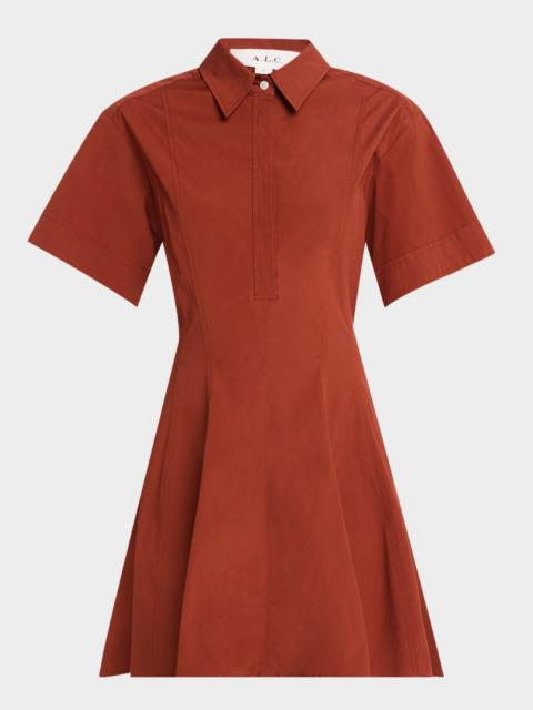 A.L.C. Dell Short-Sleeve Mini Dress