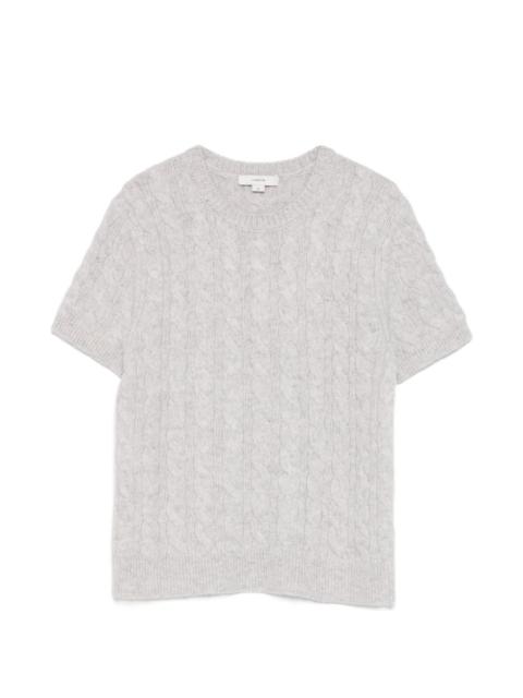 Vince cable-knit T-shirt