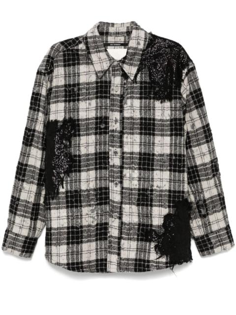 Song for the Mute plaid shirt jacket