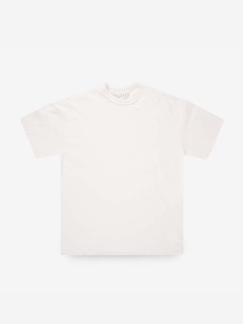 Iron Heart UTIL-BT-WHT UTILITEES - 10oz Mini Fleece Crew Neck T-Shirt - White