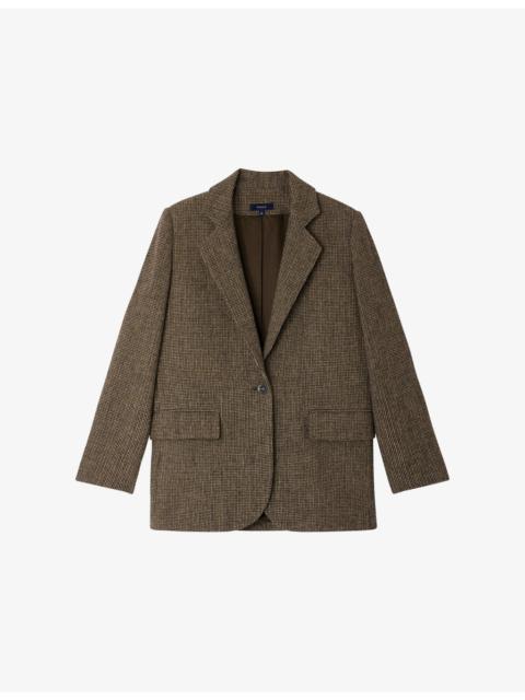 soeur Sevres Single-Breasted Virgin-Wool Jacket