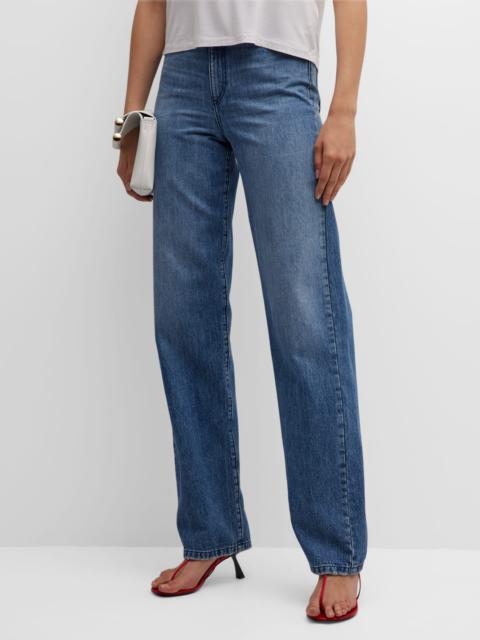 EMPORIO ARMANI Relaxed Straight-Leg High-Rise Jeans