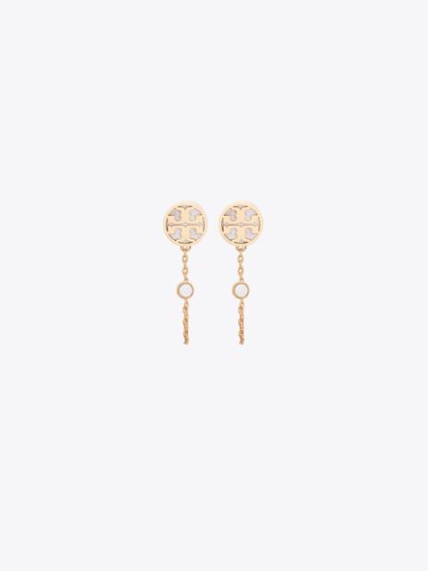 TORY BURCH Icon Mother Of Pearl Chain Earrings