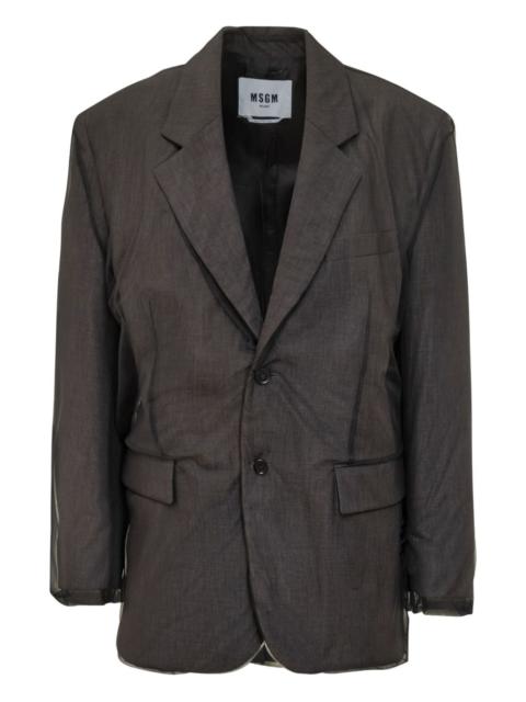 MSGM button blazer