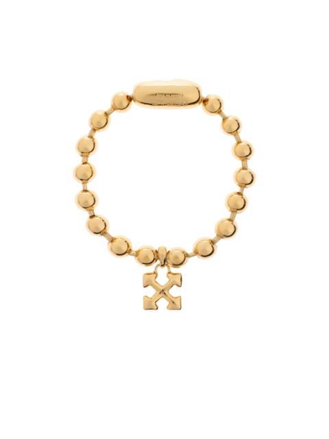 Off-White Arrows-charm ball-chain bracelet