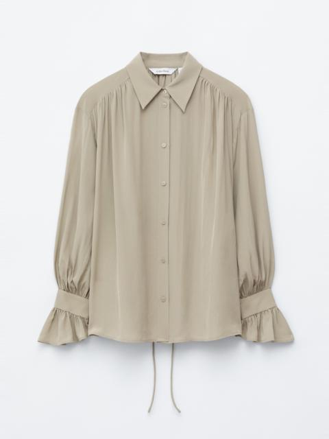 & Other Stories Tie-Back Gathered Blouse