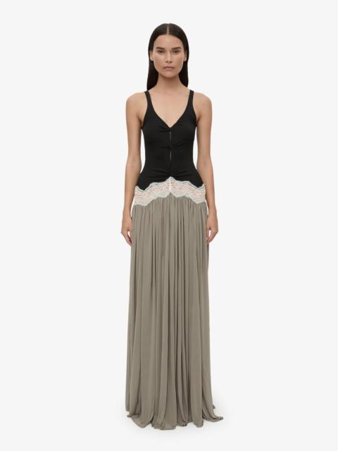 CHRISTOPHER ESBER Open Twist Verner Lace Tank Dress