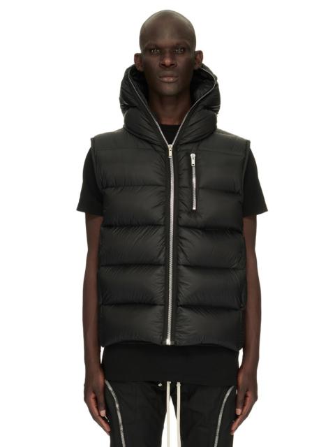 Rick Owens Quilted Recycled-Shell Hooded Down Gilet