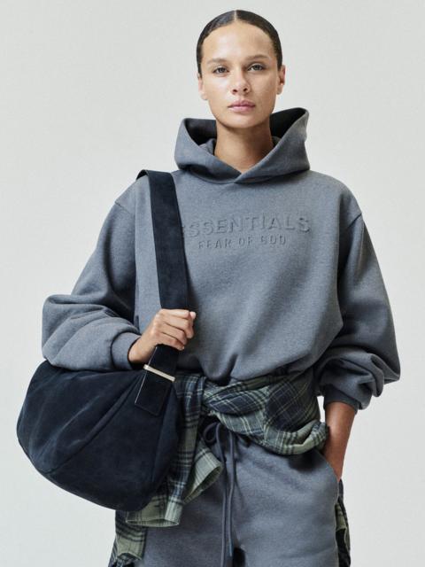 ESSENTIALS Womens Embossed FW26 Cropped Hoodie