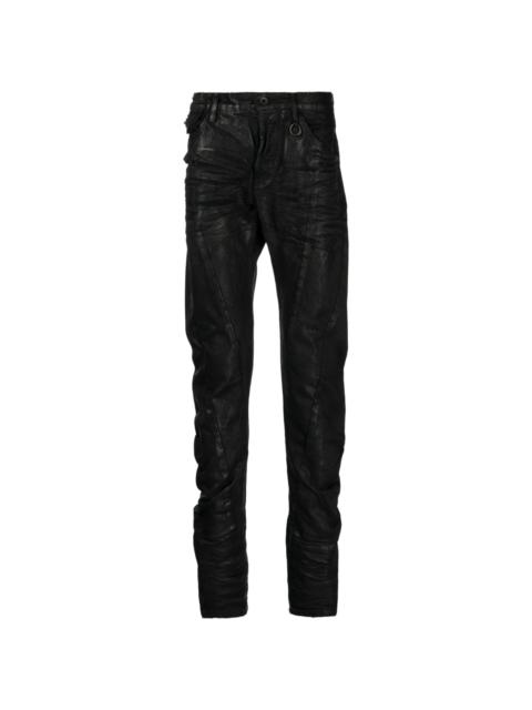 Julius Seamed skinny cotton trousers