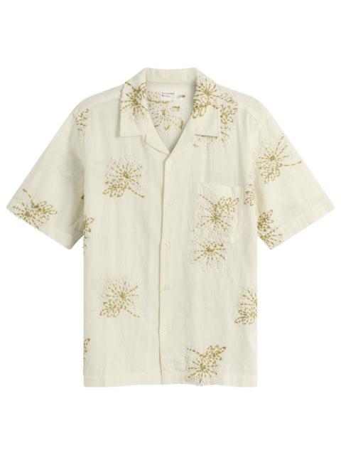 Universal Works Universal Works Hand Embroidered Stripe Road Shirt