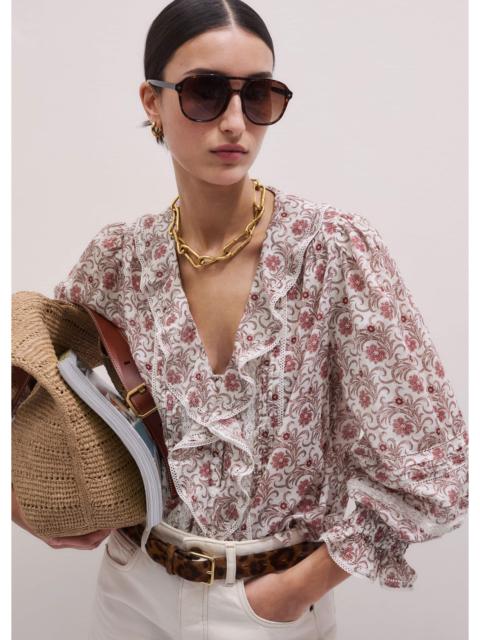 ME+EM Ruffle Blouse