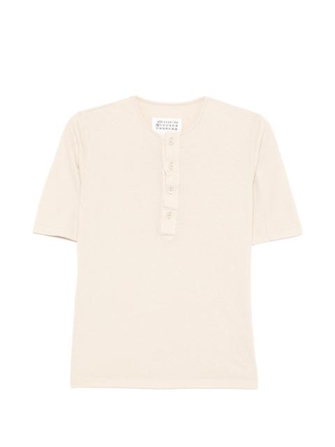 Maison Margiela Henley-neck T-shirt