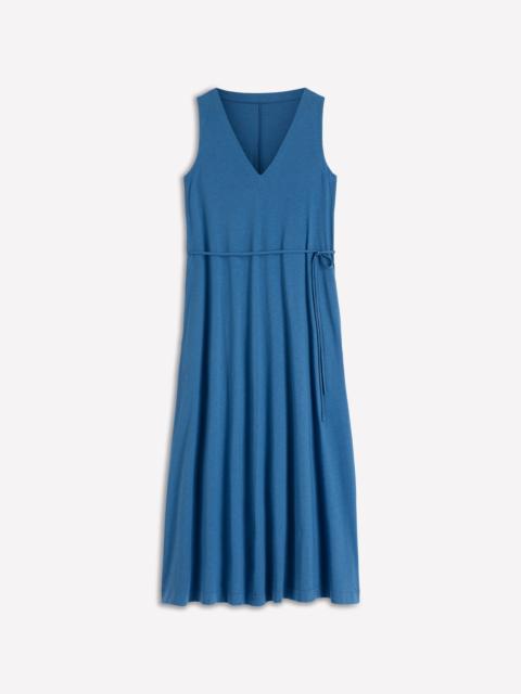 BODEN Mia V-neck Jersey Midi Dress-Tourmaline Blue