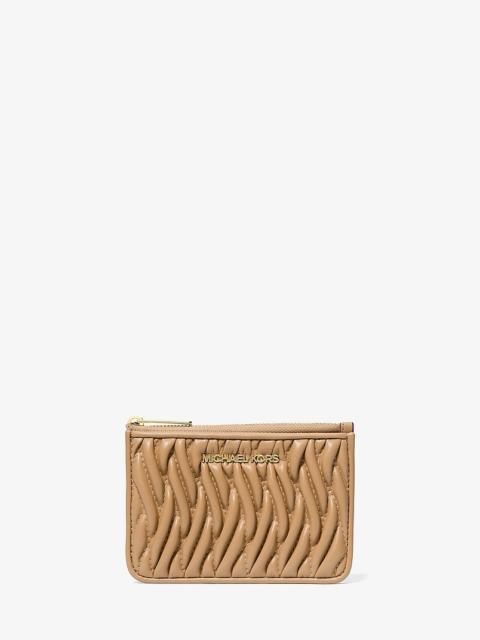 MICHAEL KORS Jet Set Travel Small Matelassé Coin Pouch
