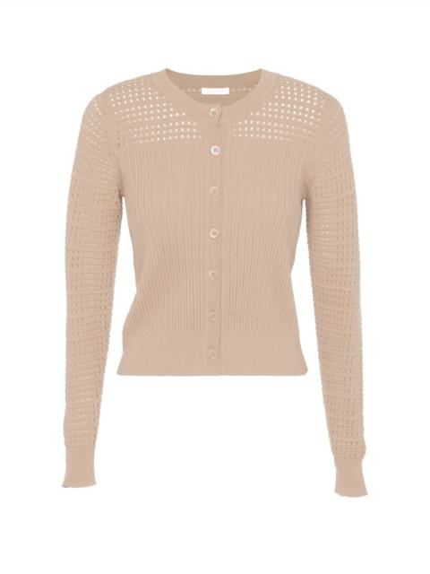 See by Chloé OPEN-STITCH CARDIGAN