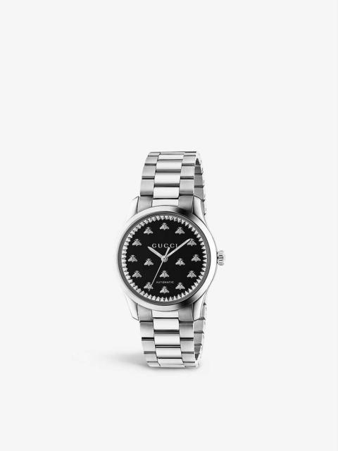 GUCCI YA1264130 G-Timeless Automatic stainless steel watch