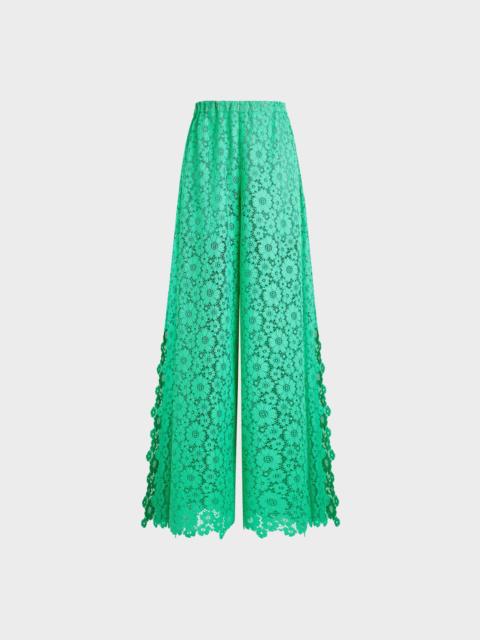 Vilebrequin WOMEN GUIPURE PANTS FLOWERS LACE