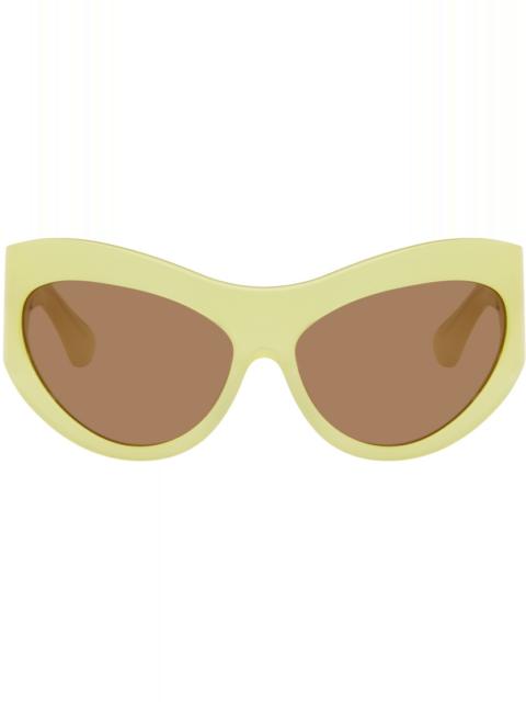 PORT TANGER SSENSE Exclusive Yellow Darya Sunglasses