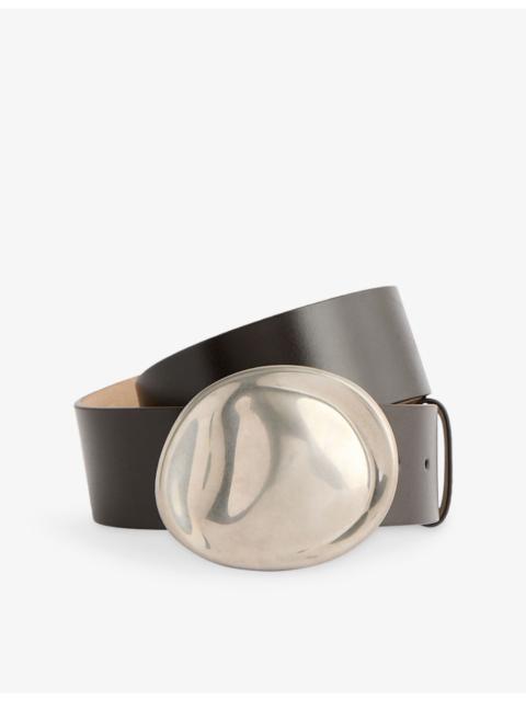 KHAITE Keefe Leather Belt