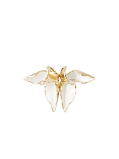 Erdem Flower button brooch