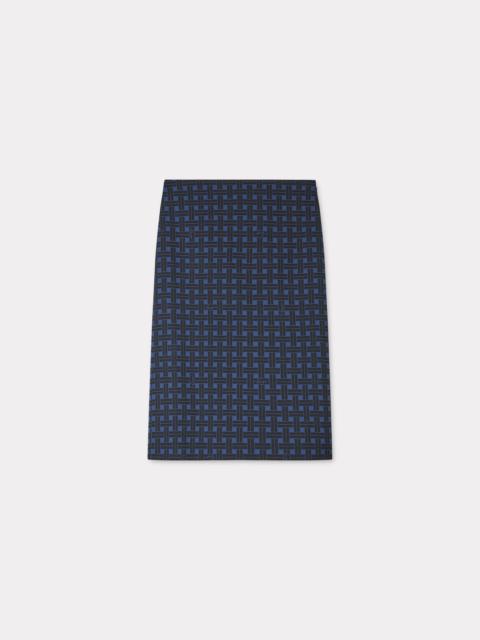 KENZO 'KENZO Weave' straight midi skirt