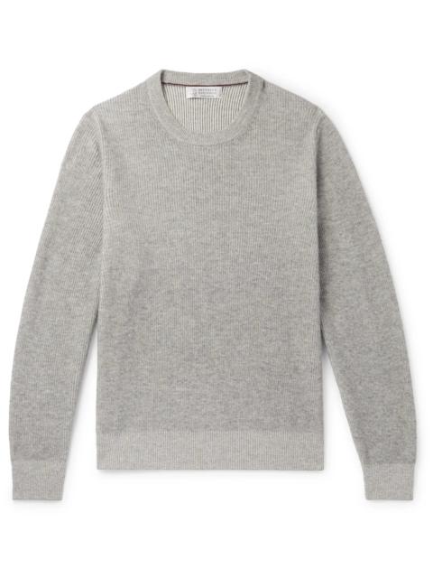 Brunello Cucinelli Ribbed Cashmere Sweater