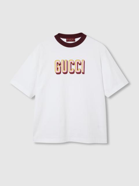 GUCCI Cotton jersey printed T-shirt