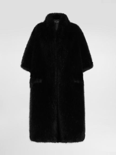 Dolce & Gabbana Faux fur coat