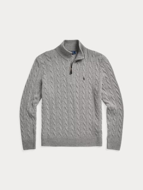 Polo Ralph Lauren Cable-Knit Quarter-Zip Sweater
