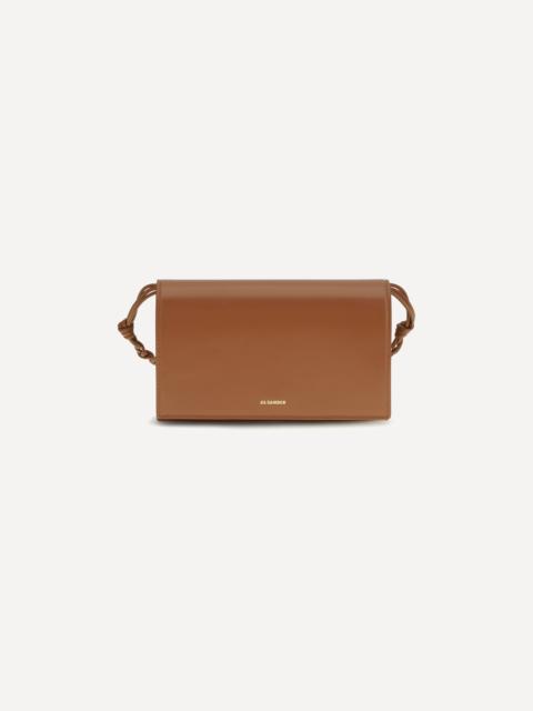Jil Sander Tangle Wallet with shoulder strap
