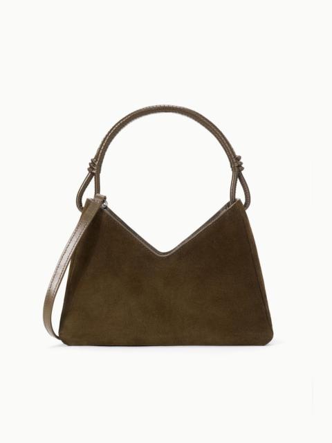 STAUD STAUD VALERIE SHOULDER BAG TRUFFLE SUEDE