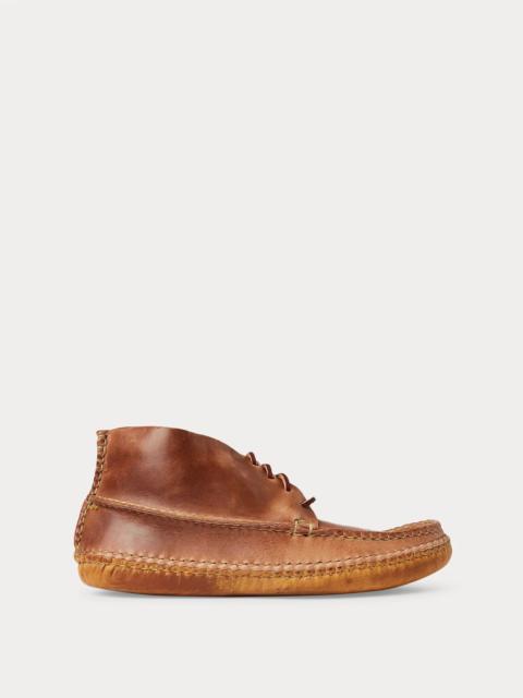 RRL by Ralph Lauren Leather Chukka-Style Moccasin Boot
