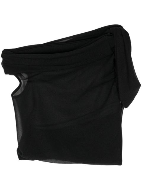 Rick Owens Lilies asymmetric jersey top
